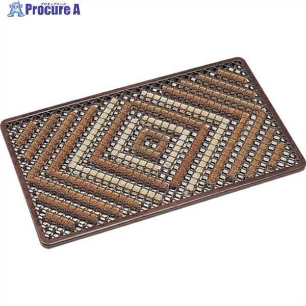 テラモト テラマットダイヤ 450×750mm コーヒー MR-100-320-4 1枚 ▼817-3198