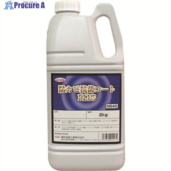 Linda 防カビ剤 防カビ抗菌コートPLUS 2Kg NB45 1本 ▼129-2471