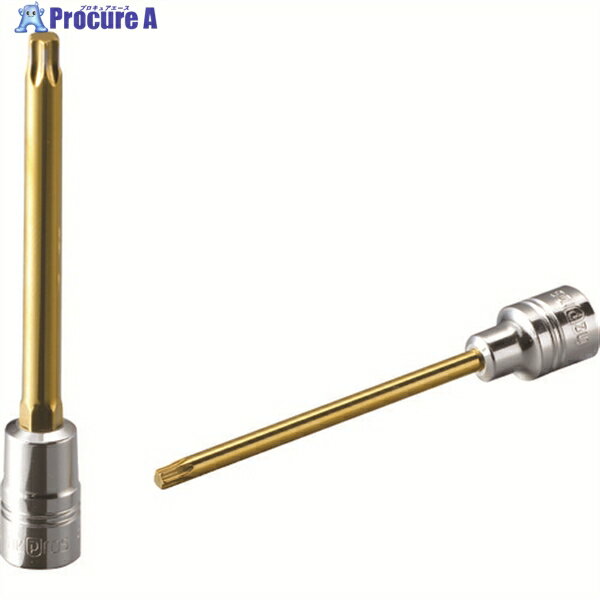 nepros 6.3ロングトルクスビットT27 NQ4T27L 1個 ▼206-8629