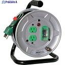 NICHIDO 電工ドラム アース付 漏電保護専用ブレーカ付 10m NS-EB12 (オクナイガタ10Mデンコウドラム) 1台 ▼209-8946