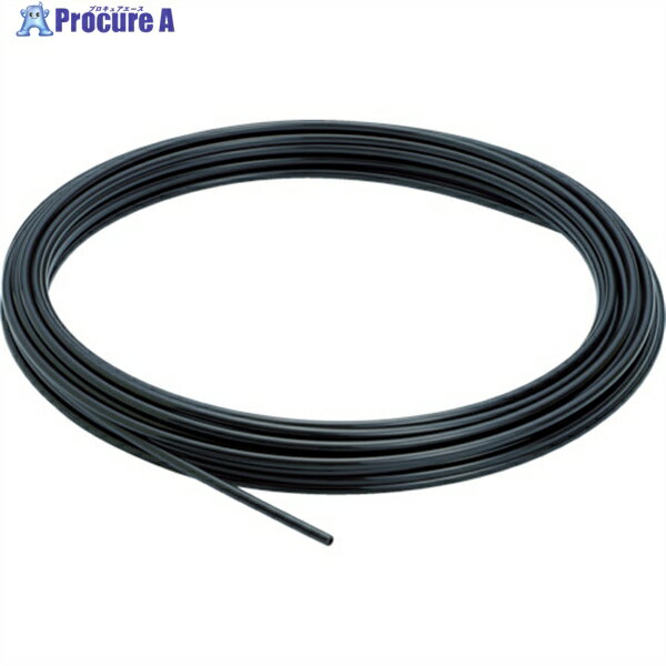 PISCO ナイロンチューブ 黒 10X7.5mm 100M NA1075-100-B 1巻 ▼378-1356