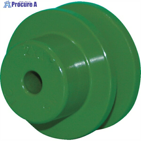 カネミツ NS 標準 Vプーリー呼び径2.5 B形2本掛 NS2.5XB2 1個 ▼385-4507