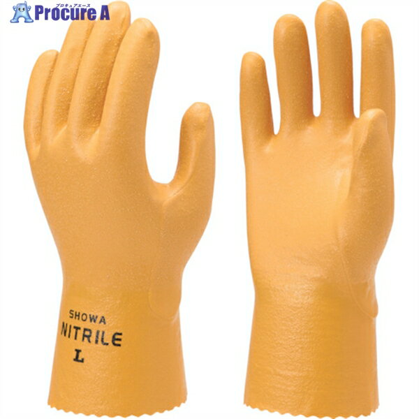 SHOWA ニトリルゴム手袋 NO770水産ニトローブ イエロー Mサイズ NO770-M 1双 ▼409-2643