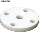 フロンケミカル フッ素樹脂(PTFE)フランジ 15A×5K×RC1/4 NR1405-007 1個 ▼440-4661
