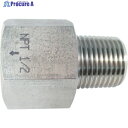 ASOH ステンレス製 変換内外ソケット 外PT1/2×内NPT1/2 NF-8344 1個 ▼795-6819