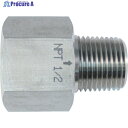 ASOH ステンレス製 変換内外ソケット 外NPT1/2×内PT1/2 NF-8444 1個 ▼795-6878