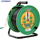 NICHIDO 電工ドラム 標準型100Vドラム 30m 漏電遮断器付 ND-EB34 ND-EB34 (22A-30M) 1台 ▼814-7324