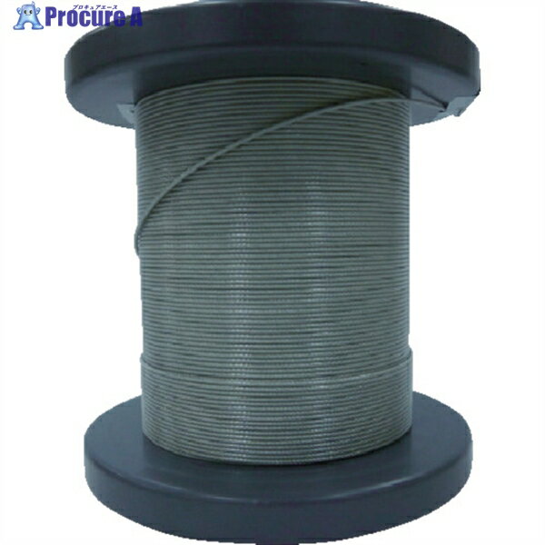 O.C.R SUSワイヤロープ0.81/1.00mm 7×7 50m巻コート付(クリアー) NSB081-100-50M 1巻 ▼818-5464
