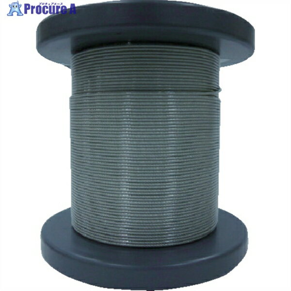 O.C.R SUSワイヤロープ1.00/1.20mm 7×7 50m巻コート付(クリアー) NSB100-120-50M 1巻 ▼818-5465
