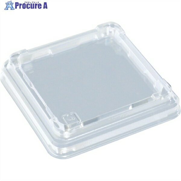 TRUSCO 【売切廃番】PET製超耐寒小型容器 PETYー6565用蓋 透明 100枚入 PETY-6565F 1袋 ▼161-2699