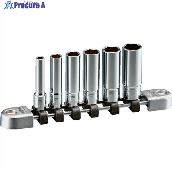 nepros 6.3ディープソケットセット(6角・6コ組) NTB2L06A 1S ▼206-8670