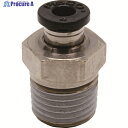 PISCO チューブフィッティング ストレート 適合外径4mm 接続口径R1/4 PC4-02 1個 ▼290-9553