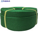 ユタカメイク ロープ PEロープ巻物 6φ×200m グリーン PE-103 (6X200M) 1巻 ▼367-6358