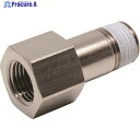 PISCO チューブフィッティング 延長継手ブッシュ おねじR1/8 めねじRc1/8 PF01-01 1個 ▼442-6894