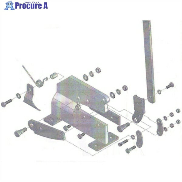 TRUSCO 板金用切断機 レバーシャP-2用部品 NO.9セットボルト P2009 1個 ▼450-7525【代引決済不可】