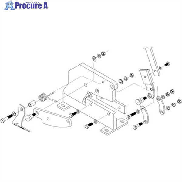 TRUSCO 板金用切断機レバーシャP-3用部品 NO.8リンクゲージ P3008 1個 ▼450-7665