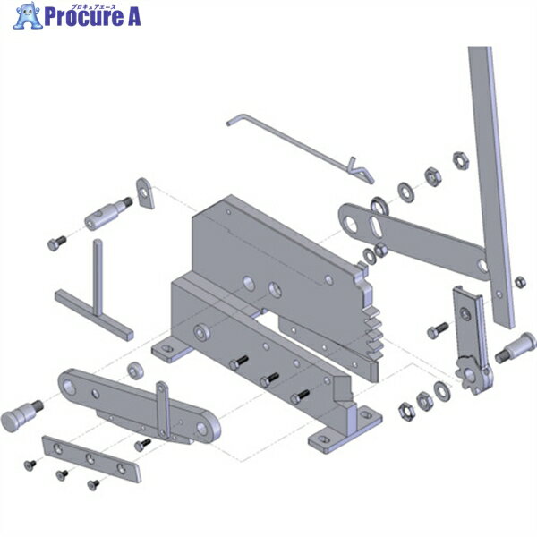 TRUSCO 板金用切断機レバーシャP-4用部品 NO.19ナット P4019 1個 ▼450-7771