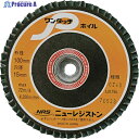 NRS ペーパー多羽根ホイル ワンタッチPホイル 100×M10 GZ40 60枚羽根 OPW10060-GZ40 10枚 ▼451-7997