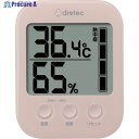 dretec デジタル温湿度計「モスフィ」 ピンク O-401PK 1個 ▼468-9477