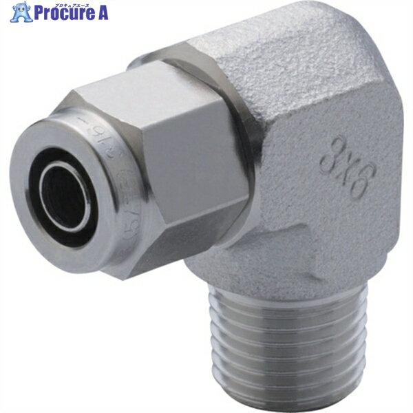 PISCO SUS316チューブフィッティング エルボ NSL1290-02 1個 ▼485-7062
