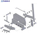 TRUSCO 板金用切断機 レバーシャP-4用部品 NO.9平ワッシャー P4009 1個 ▼488-7271