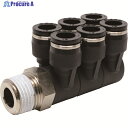 PISCO チューブフィッティング トリプルブランチエイ チューブ10 接続口径R1/2 PAT10-04 1個 ▼809-5295