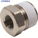 PISCO チューブフィッティング 延長継手ブッシュ おねじR3/8 めねじRc1/8 PF03-01 1個 ▼809-5371