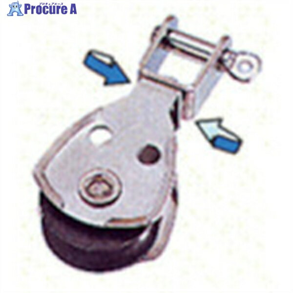 水本 プーリーブロックスイベル付き 使用ロープ径5～7mm PBS-25 1個 ▼849-2145【代引決済不可】