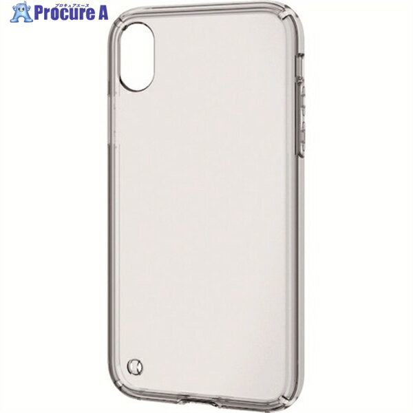 ELECOM iPhone XR用ハイブリッドケース PM-A18CHVCCR 1個 ▼138-7562