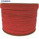 ユタカメイク タイトゴムロープドラム巻 6mm×200m レッド PRT-22 1巻 ▼161-3337