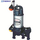 TERADA 汚物混入水用水中ポンプ 自動 0.25kw 全揚程6m 50Hz PXA-250 50HZ 1台 ▼227-3705
