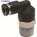 PISCO チューブフィッティング エルボ 適合外径4mm 接続口径R1/4 PL4-02 1個 ▼290-8921