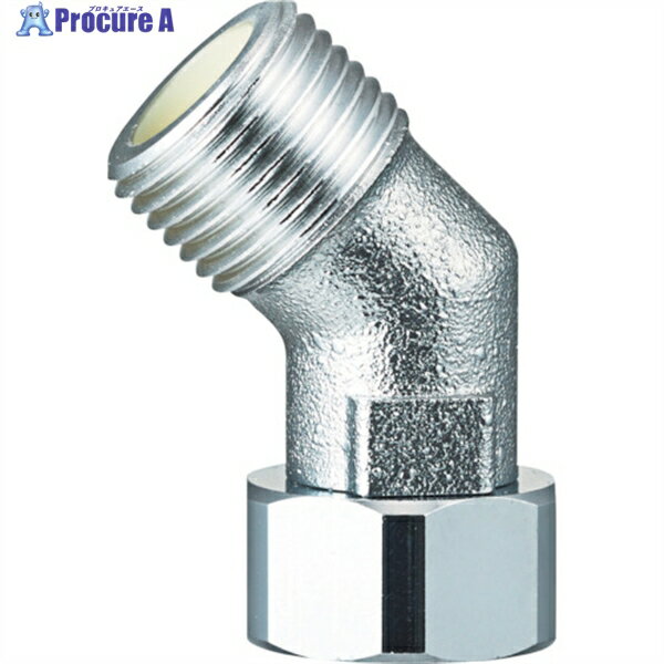 SANEI 片ナット付45°エルボ PT843-2S-13 1袋 ▼336-9365