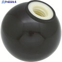 TRUSCO 樹脂製握り玉 芯金なし 黒 Φ20×M5mm P-TPB20-5BK 1個 ▼337-4017