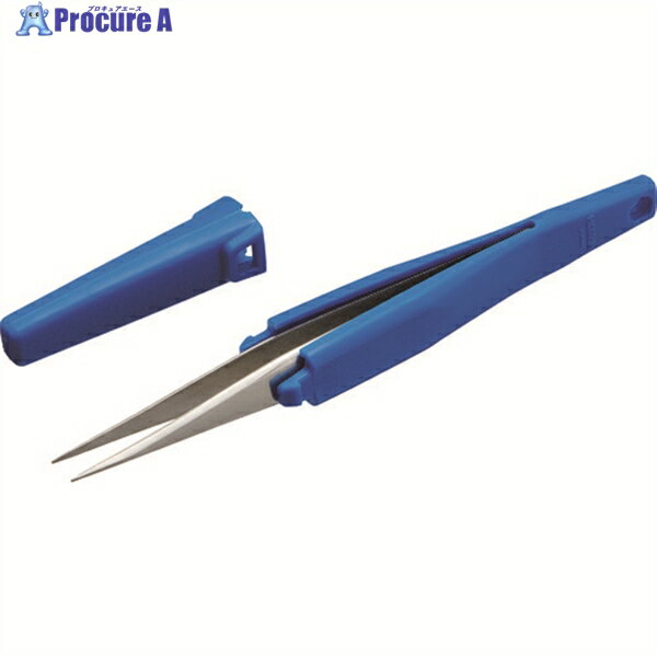 HOZAN ESDグリップピンセット PP-130-ESD 1個 ▼359-0451