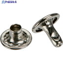 TRUSCO 大カシメ スチール ニッケルメッキ 9mm 足長8.5mm 30組入 (ブリスターパック入) P-THP-CN8.5 1パック ▼363-0602
