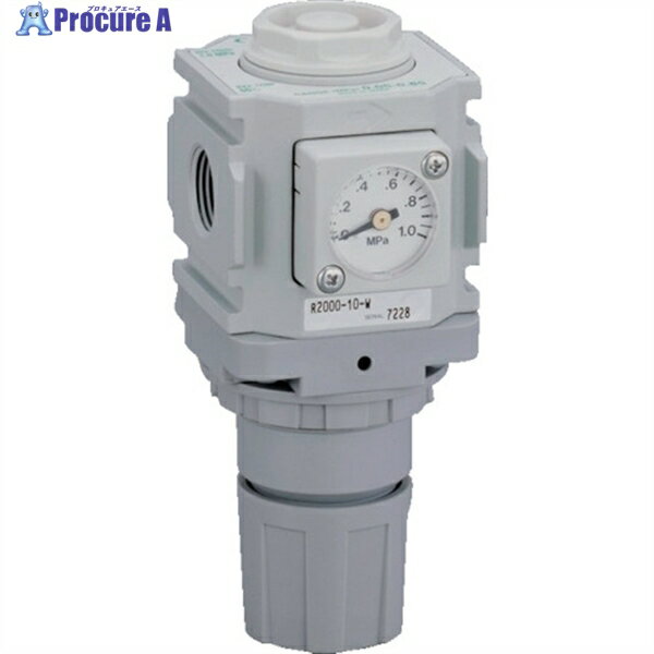 CKD モジュラータイプセレックスFRL 2000シリーズ R2000-8-W 1個 ▼376-8716