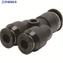 PISCO チューブフィッティングミニタイプ 違径ユニオンワイ 6×4 PW6-4M 1個 ▼378-2590