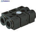 PISCO コネクタセットストレート ミニオス6Xメス6MM QC6-6M 1個 ▼378-2662