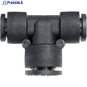 潤工社 ワンタッチ継手Mシリーズ 異径ユニオンテー 6mm-4mm PTUM-6-4-PM 1個 ▼383-8299