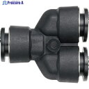 潤工社 ワンタッチ継手Mシリーズ ユニオンY 4mm PYAM-4-PM 1個 ▼383-8316