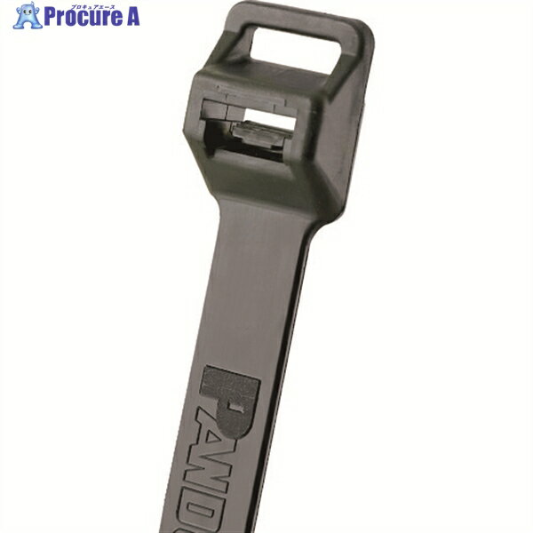 PANDUIT ナイロン結束バンド 耐候性黒(100本入)幅12.7 厚さ1.9 PLT5EH-C0 1袋 ▼403-7405