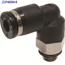 PISCO チューブフィッティング エルボ 適合外径4mm 接続口径M6×1 PL4-M6 1個 ▼442-7262