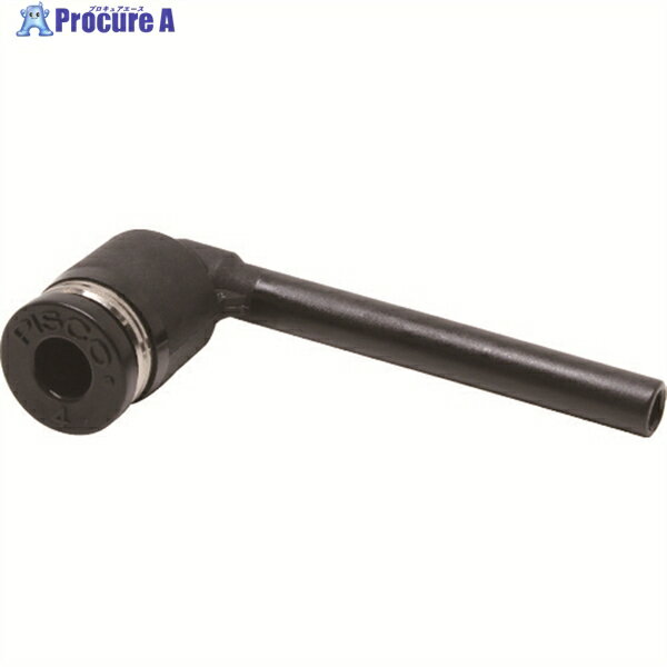 PISCO チューブフィッティング ロングソケットエルボ チューブ4 継手4 PLLJ4 1個 ▼442-7670