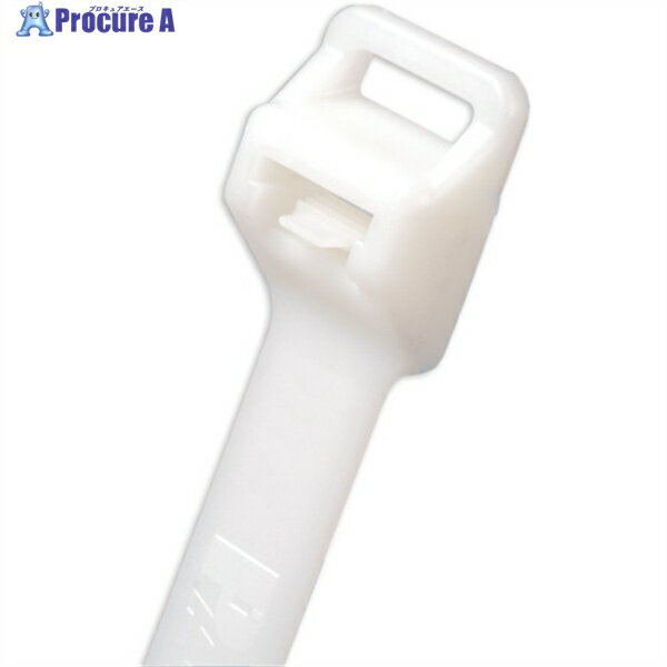 PANDUIT リリースタイ 取り外し可能ナイロン結束バンド ナチュラル100本 PRT5EH-C 1袋 ▼496-2605