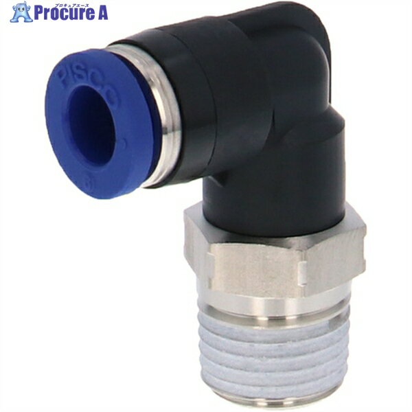 PISCO チューブフィッティング SUS304継手 エルボ PL6-02SUS 1個 ▼559-0535