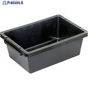 TRUSCO トラ舟28Lブラック(角型・再生原料使用) PSB40-BK 1個 ▼664-7085
