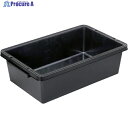 TRUSCO トラ舟20Lブラック(角型・再生原料使用) PSB20-BK 1個 ▼664-7086