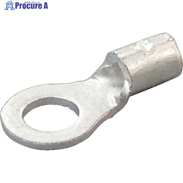 ニチフ 裸圧着端子 R形(100P)より線0.25〜1.65 外寸5.7 R 1.25-3.5S 1パック ▼789-6280