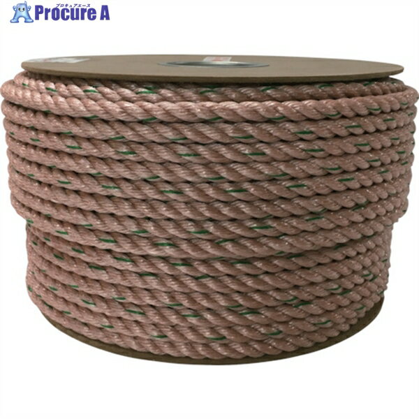 ユタカメイク PPロープドラム巻 12mm×100m PRP-6 1巻 ▼794-7976